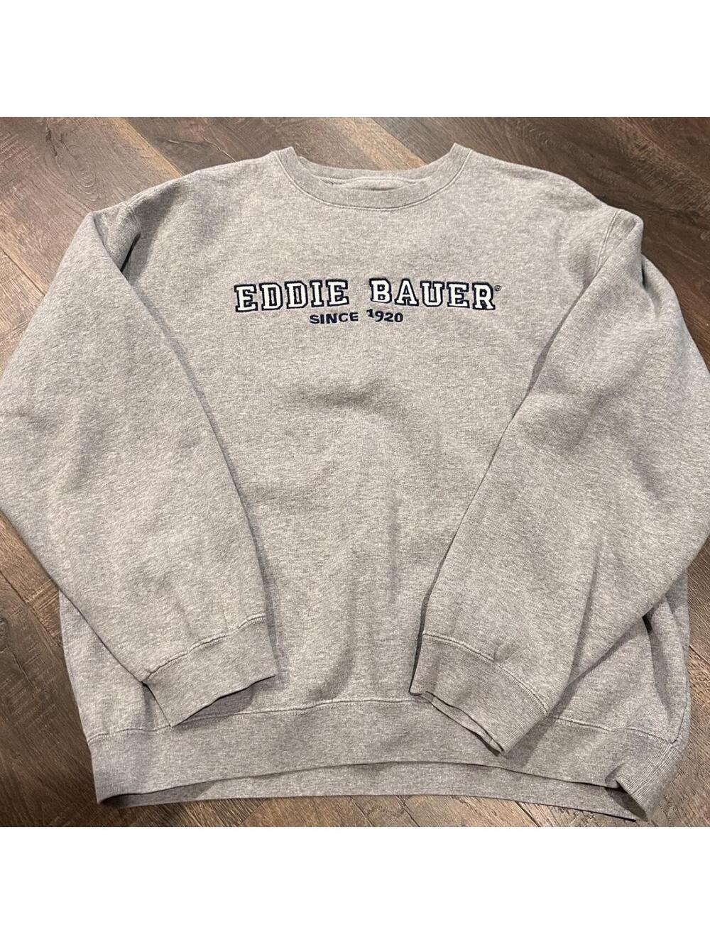 Eddie Bauer Men's Grey Sweatshirt